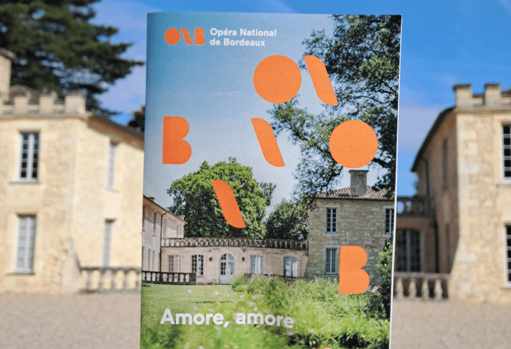 Programme du Concert de l'opéra national de bordeaux au Château de Ferrand